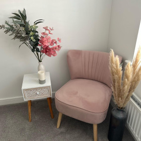 Blush pink chair homebase new arrivals